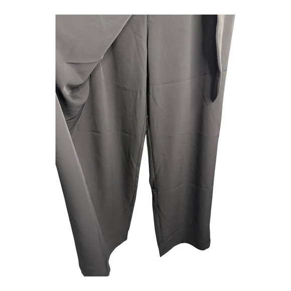 Halara High Waisted Tie Side Wide Leg Work Pants in Black XL NWT - Picture 8 of 13